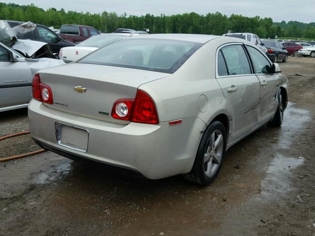 1G1ZC5EUXBF162153 - 2011 CHEVROLET MALIBU 1LT 金色 照片 4