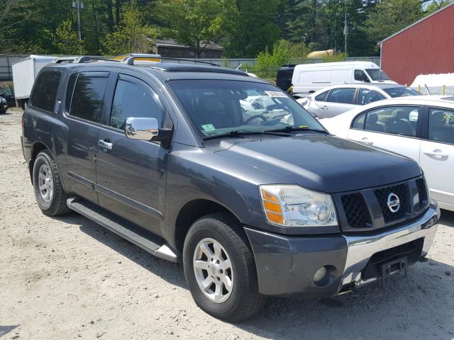 5N1AA08B64N714176 - 2004 NISSAN ARMADA SE GRAY photo 1