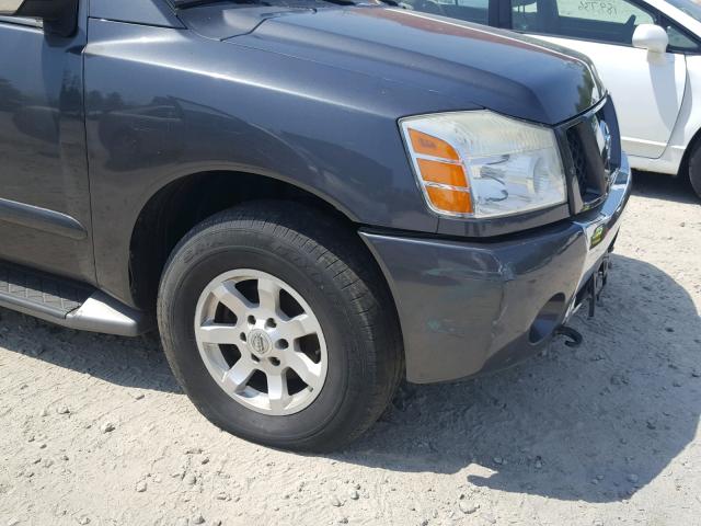 5N1AA08B64N714176 - 2004 NISSAN ARMADA SE GRAY photo 9