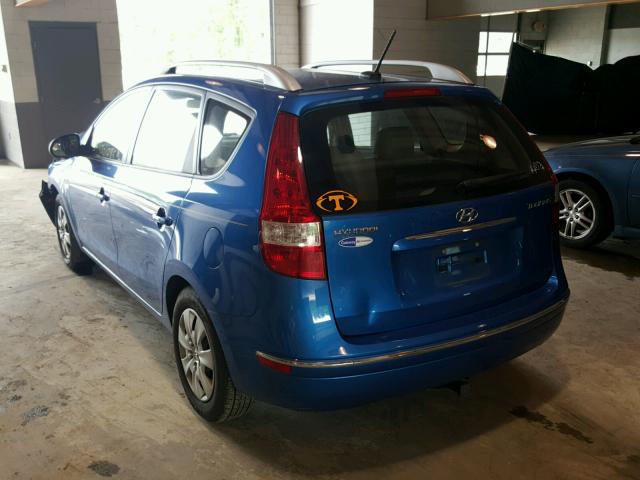 KMHDC8AE9BU106276 - 2011 HYUNDAI ELANTRA TO BLUE photo 3