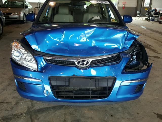 KMHDC8AE9BU106276 - 2011 HYUNDAI ELANTRA TO BLUE photo 9