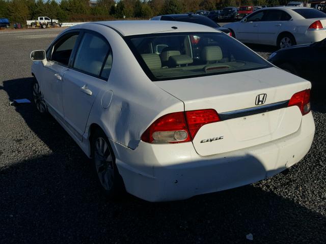 2HGFA16999H352815 - 2009 HONDA CIVIC EXL Ağ foto 3