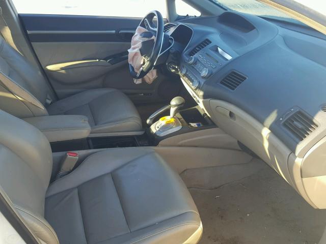 2HGFA16999H352815 - 2009 HONDA CIVIC EXL Ağ foto 5