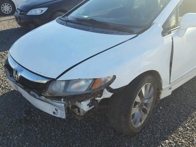 2HGFA16999H352815 - 2009 HONDA CIVIC EXL Ağ foto 9