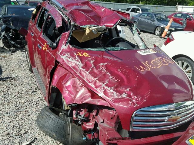 3GNDA23P57S581508 - 2007 CHEVROLET HHR LT MAROON photo 9