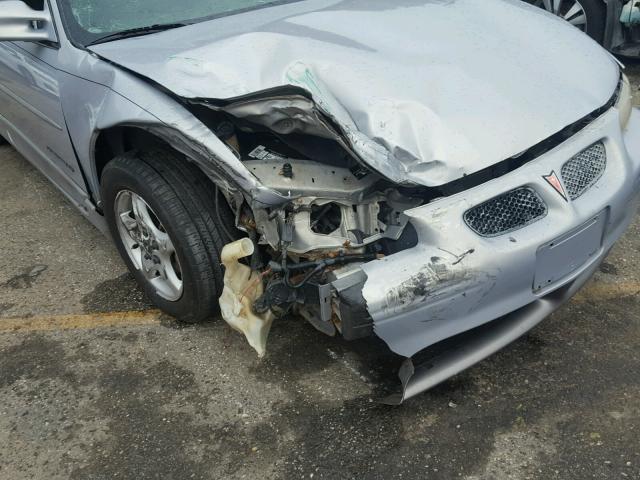 1G2WP12K4XF332688 - 1999 PONTIAC GRAND PRIX ვერცხლისფერი ფოტო 9