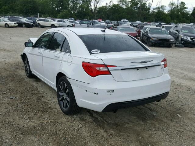 1C3CCBCG7EN191729 - 2014 CHRYSLER 200 LIMITE WHITE photo 3