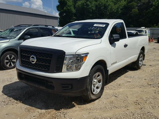 1N6AA1R77HN517248 - 2017 NISSAN TITAN S WHITE photo 2