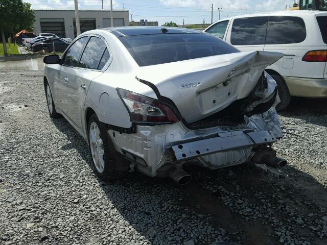 1N4AA5AP4EC457206 - 2014 NISSAN MAXIMA SILVER photo 3