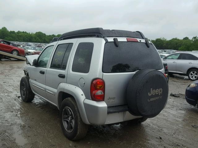 1J8GL38K33W604388 - 2003 JEEP LIBERTY RE 银色 照片 3