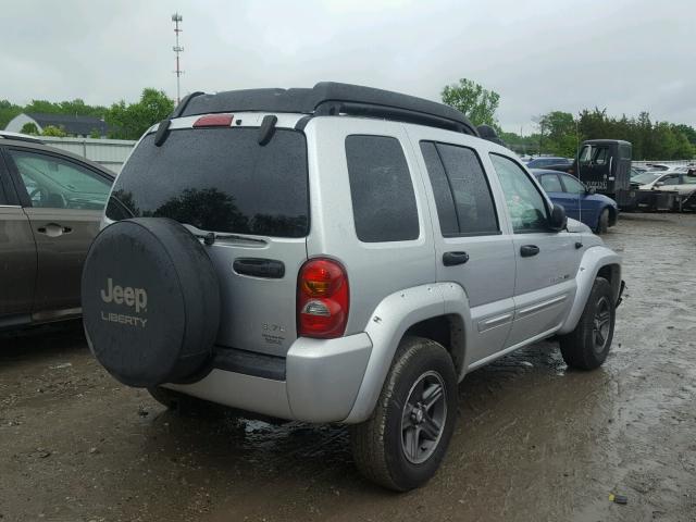1J8GL38K33W604388 - 2003 JEEP LIBERTY RE 银色 照片 4