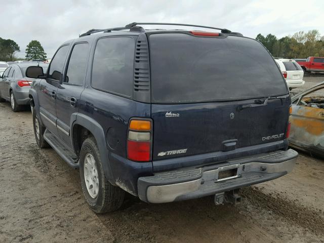 1GNEC13T55R117270 - 2005 CHEVROLET TAHOE C150 BLUE photo 3