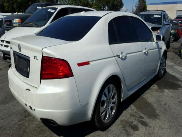 19UUA66216A069598 - 2006 ACURA 3.2TL WHITE photo 4