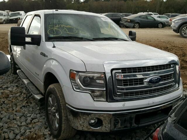 1FTFW1CT0EKE53826 - 2014 FORD F150 SUPER WHITE photo 1