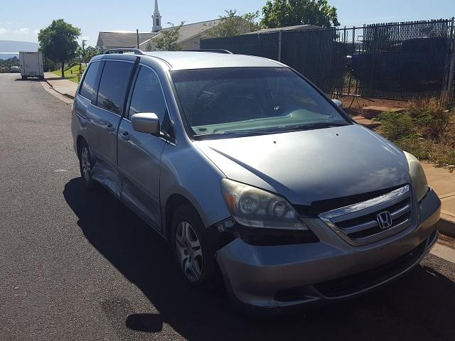 5FNRL38495B014608 - 2005 HONDA ODYSSEY EX SILVER photo 1