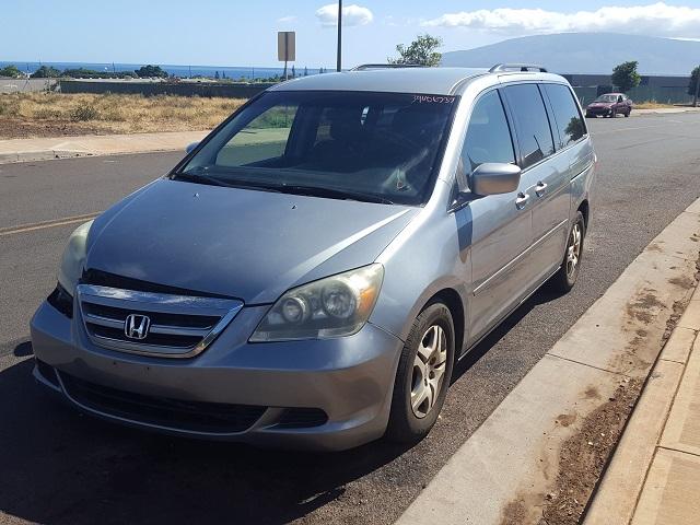 5FNRL38495B014608 - 2005 HONDA ODYSSEY EX SILVER photo 2