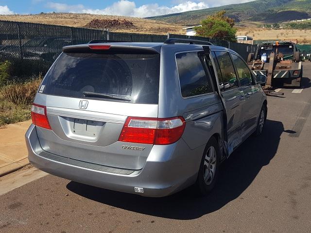 5FNRL38495B014608 - 2005 HONDA ODYSSEY EX SILVER photo 4