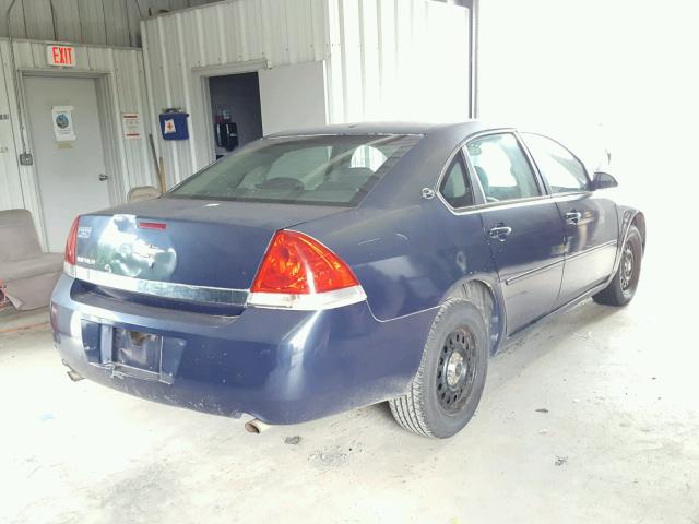 2G1WS551369401052 - 2006 CHEVROLET IMPALA POL BLUE photo 4