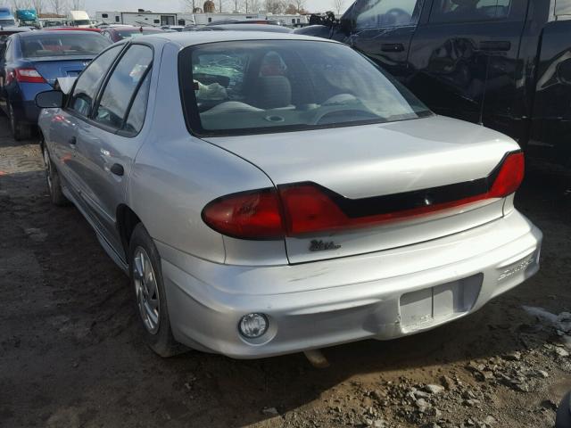 1G2JB52F747321533 - 2004 PONTIAC SUNFIRE SL SILVER photo 3