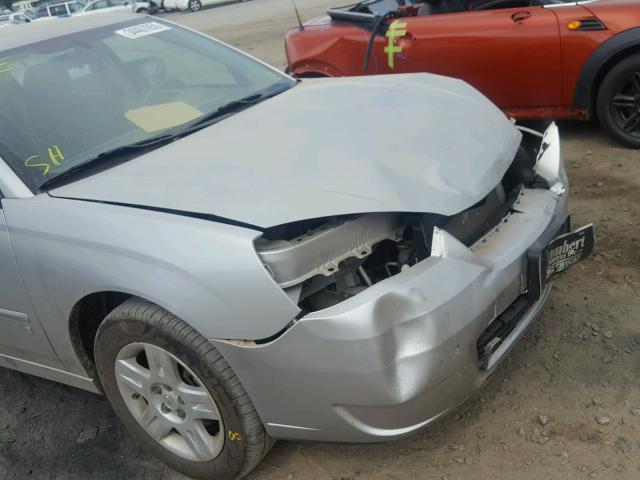 1G1ZT58NX8F105917 - 2008 CHEVROLET MALIBU LT SILVER photo 9