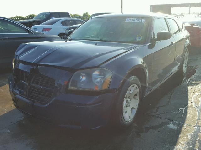 2D4FV47T46H141308 - 2006 DODGE MAGNUM SE BLUE photo 2