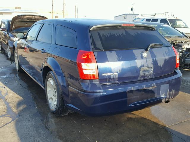 2D4FV47T46H141308 - 2006 DODGE MAGNUM SE BLUE photo 3