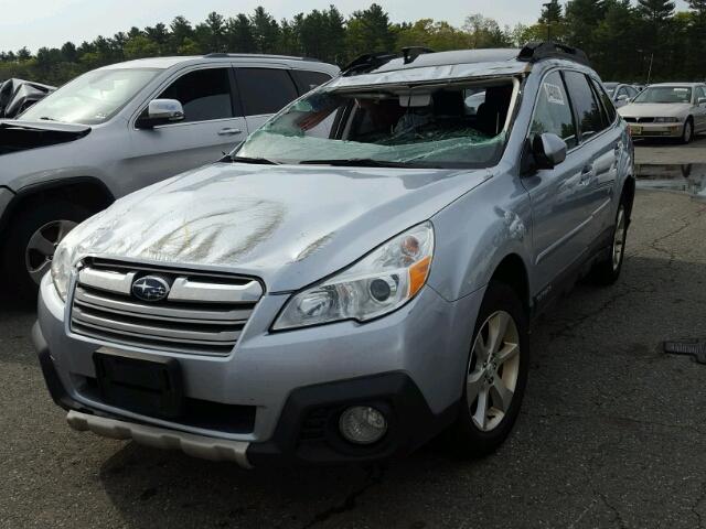 4S4BRBMCXE3316022 - 2014 SUBARU OUTBACK 2. BLUE photo 2