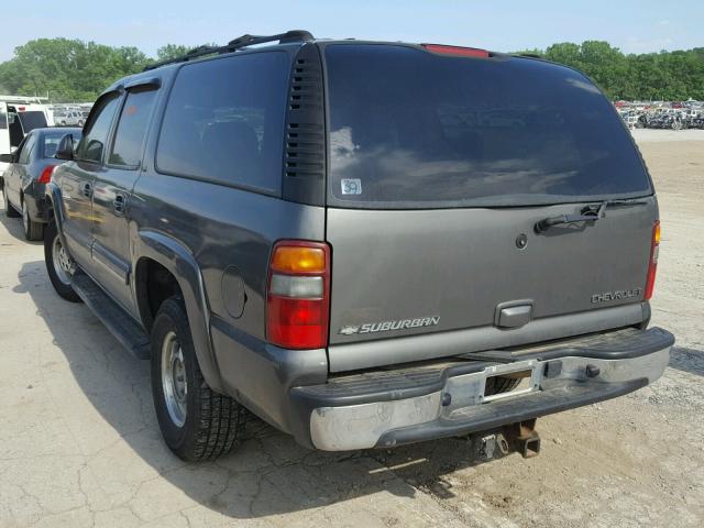 1GNEC16Z42J159942 - 2002 CHEVROLET SUBURBAN C GRAY photo 3