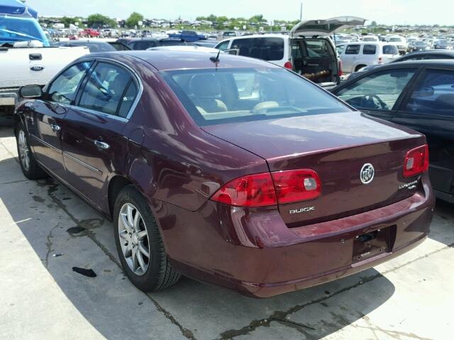 1G4HD572X7U135450 - 2007 BUICK LUCERNE CX MAROON photo 3