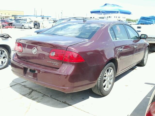 1G4HD572X7U135450 - 2007 BUICK LUCERNE CX MAROON photo 4