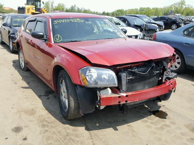 2D8GZ48V85H576144 - 2005 DODGE MAGNUM SXT MAROON photo 1