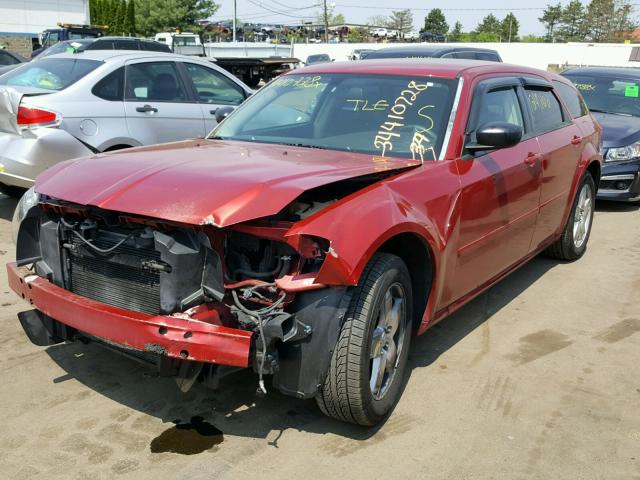 2D8GZ48V85H576144 - 2005 DODGE MAGNUM SXT MAROON photo 2