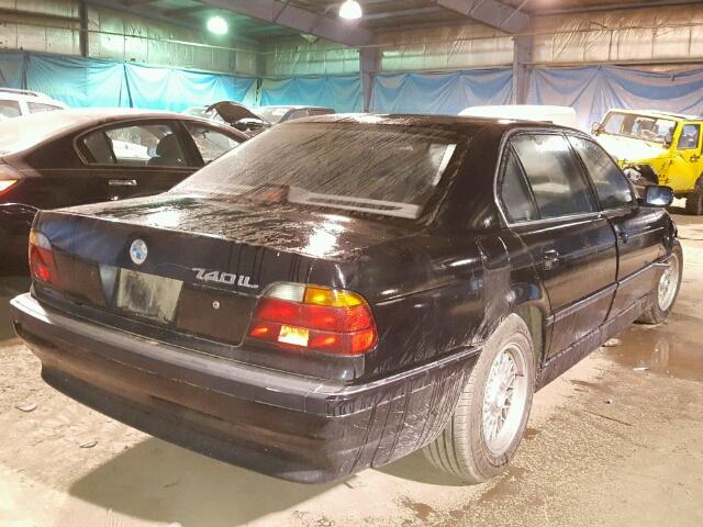 WBAGJ8327WDM20764 - 1998 BMW 740 IL BLACK photo 4