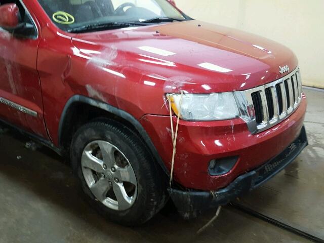 1J4RR4GG7BC543753 - 2011 JEEP GRAND CHER RED photo 9