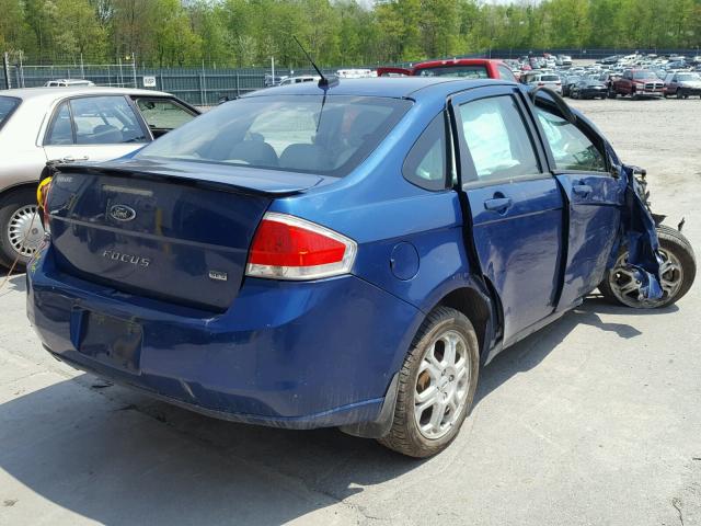 1FAHP36N69W212761 - 2009 FORD FOCUS SES BLUE photo 4