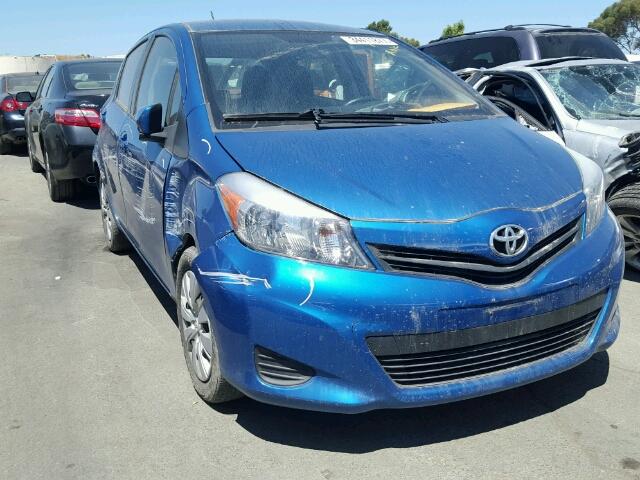 JTDKTUD32CD510455 - 2012 TOYOTA YARIS BLUE photo 1