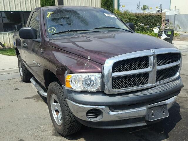 1D7HA16K74J135996 - 2004 DODGE RAM 1500 MAROON photo 1