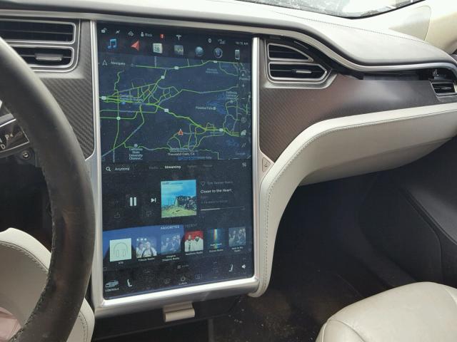 5YJSA1CP0DFP26419 - 2013 TESLA MODEL S BLUE photo 9