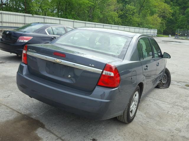 1G1ZS58F47F110086 - 2007 CHEVROLET MALIBU LS ლურჯი ფოტო 4