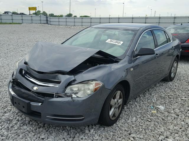 1G1ZG57B28F190506 - 2008 CHEVROLET MALIBU LS 灰色 照片 2