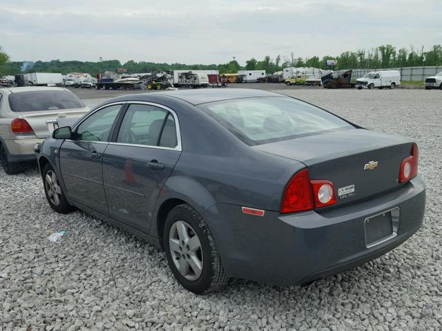 1G1ZG57B28F190506 - 2008 CHEVROLET MALIBU LS 灰色 照片 3