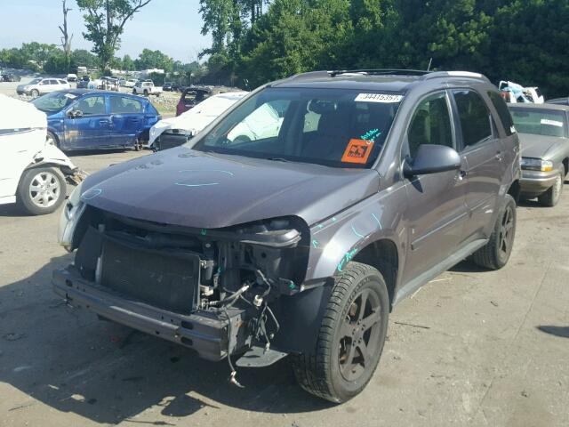 2CNDL63F276104241 - 2007 CHEVROLET EQUINOX LT GRAY photo 2