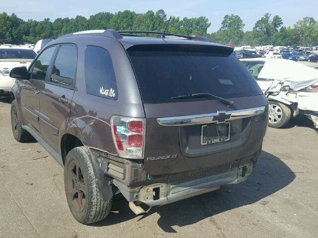 2CNDL63F276104241 - 2007 CHEVROLET EQUINOX LT GRAY photo 3