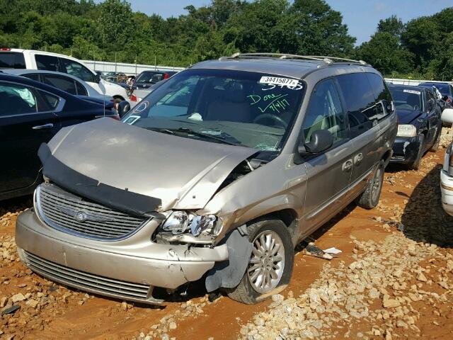 2C8GP64L63R303763 - 2003 CHRYSLER TOWN & COU TAN photo 2