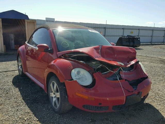 3VWRG31Y86M318217 - 2006 VOLKSWAGEN NEW BEETLE წითელი ფოტო 1