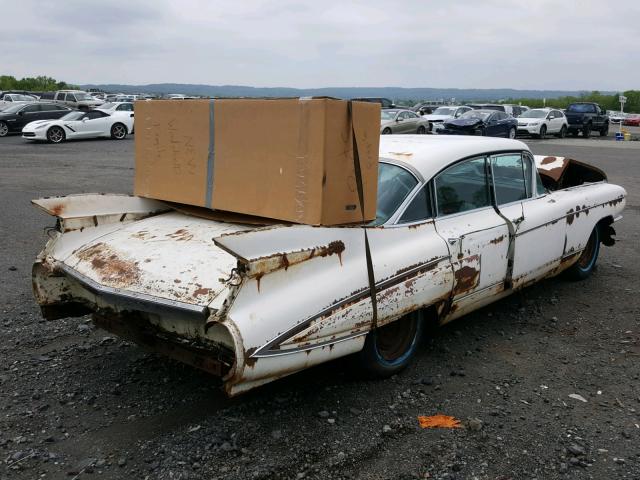 59M056827 - 1959 CADILLAC FLEETWOOD WHITE photo 4