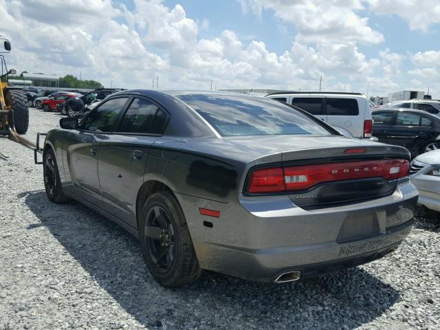 2C3CDXAT1CH240228 - 2012 DODGE CHARGER PO CHARCOAL photo 3