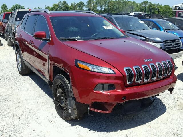 1C4PJMDSXFW526401 - 2015 JEEP CHEROKEE L BURGUNDY photo 1