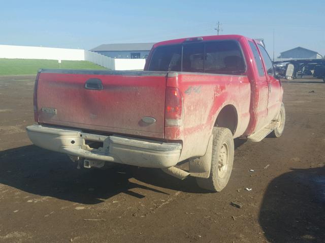 M10208A331K021105 - 2005 FORD F250 RED photo 4