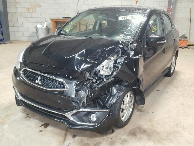 ML32A4HJ8JH003468 - 2018 MITSUBISHI MIRAGE SE BLACK photo 2